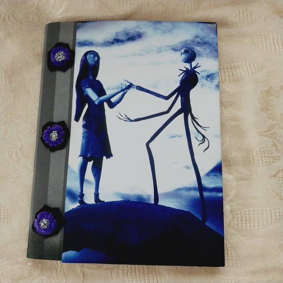 Nightmare Before Christmas Journal Handmade One of a Kind - Picture 2 of 7